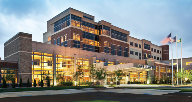 a person entering a building